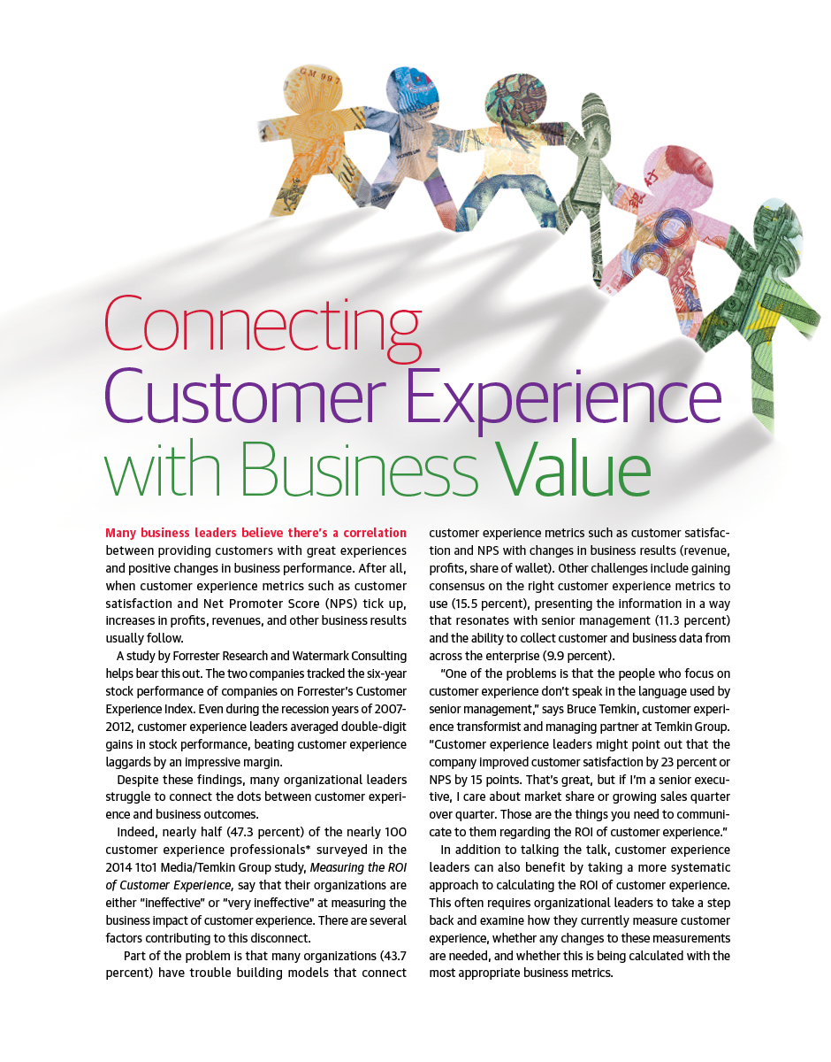 Connecting Customer Experience With Business Value