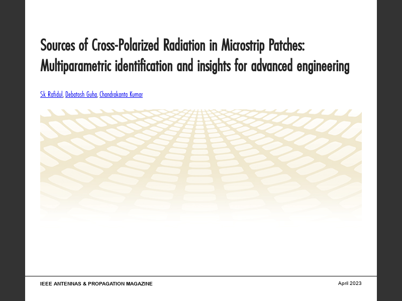 IEEE Antennas Propagation Magazine April 2023Sources Of Cross