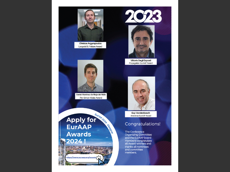 IEEE Antennas Propagation Magazine December 2023EurAAP Awards 2