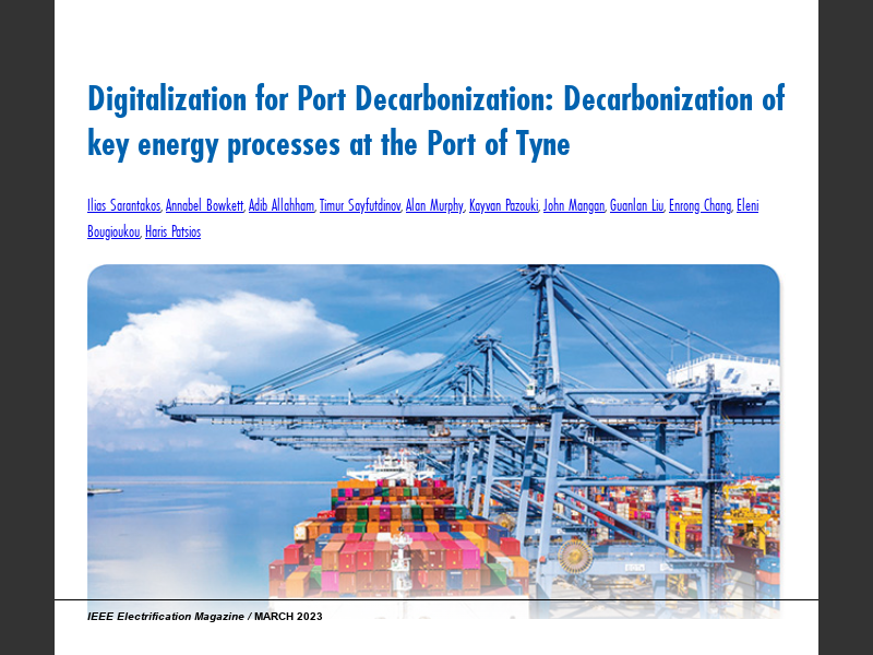 Ieee Electrification Magazine March 2023digitalization For Port