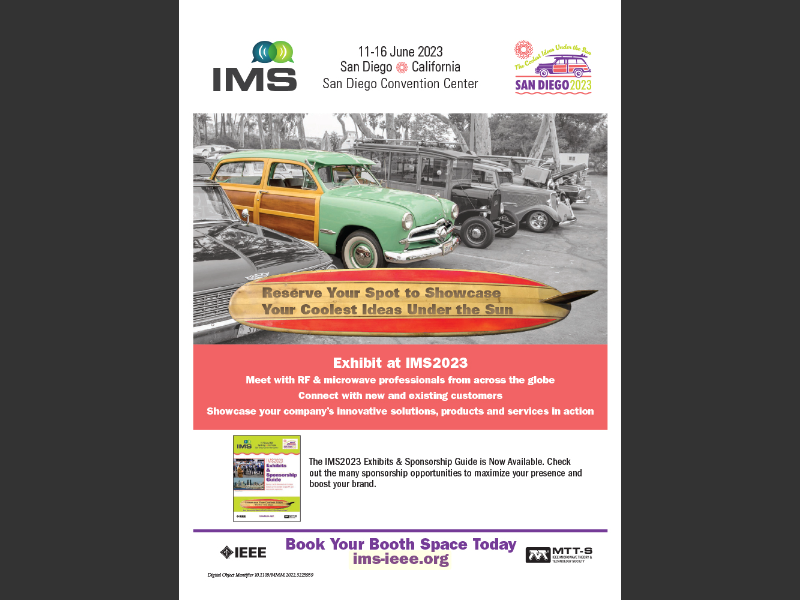 IEEE Microwave Magazine, March 2023Book Your Booth Space Today