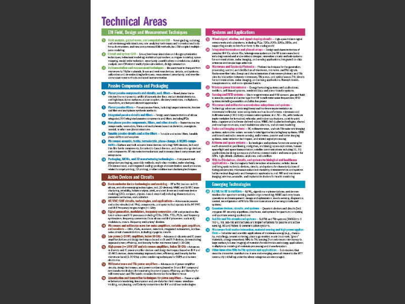 Ieee Microwave Magazine October Technical Areas