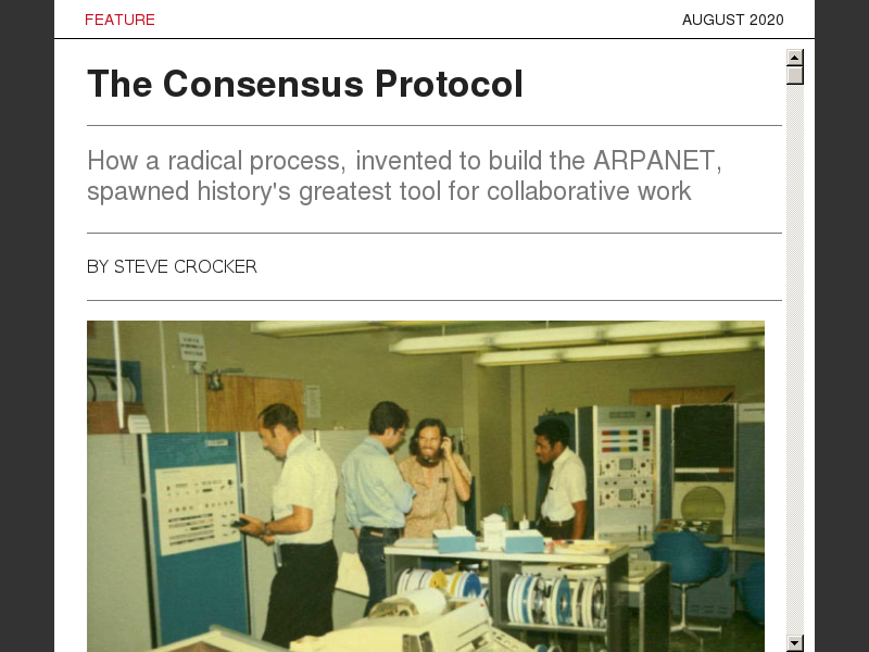 IEEE Spectrum NA August 2020The Consensus Protocol