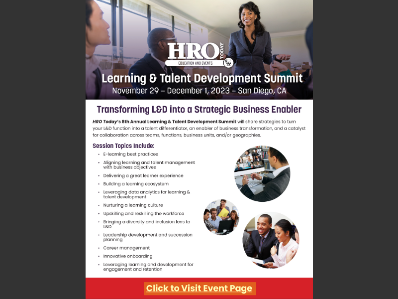 November 2023HRO Today Learning And Talent Summit