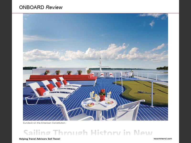 Onboard Review: American Cruise Lines—American Constitution