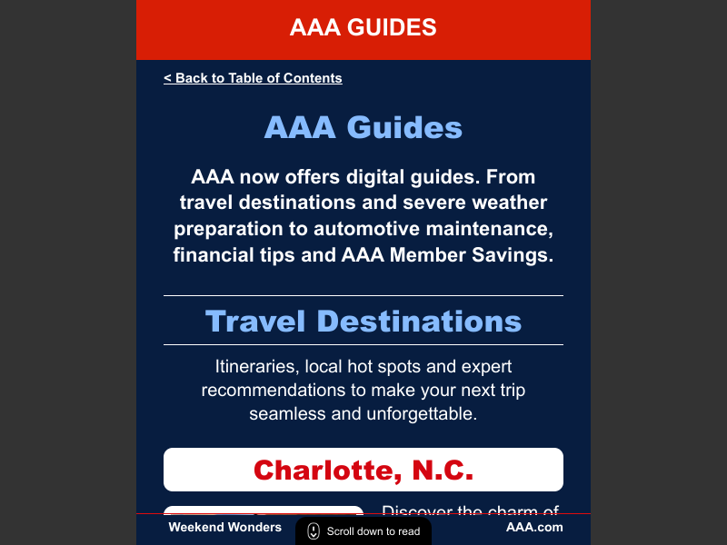 2025 AUGUSTt AAA GUIDES