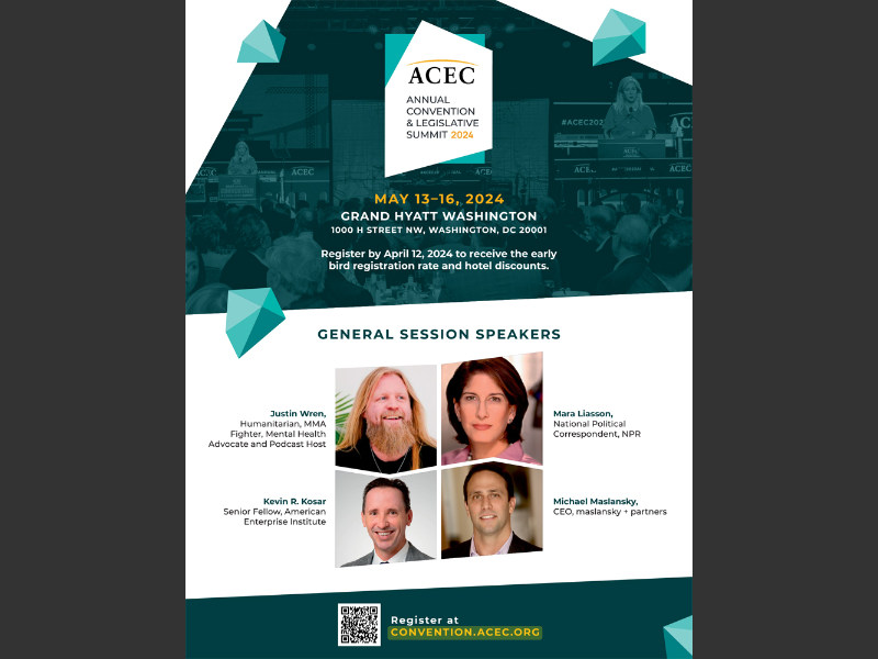 Issue One 2024ACEC 2024 Annual Convention & Legislative Summit