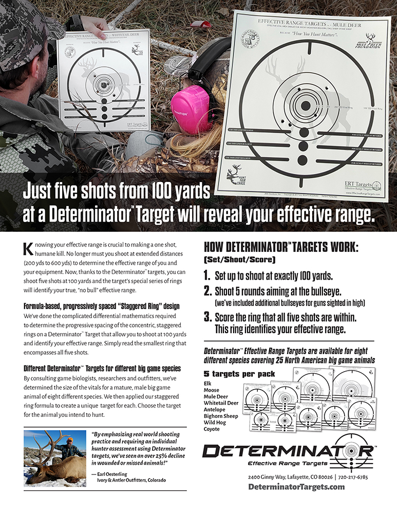 Determinator Effective Range Targets