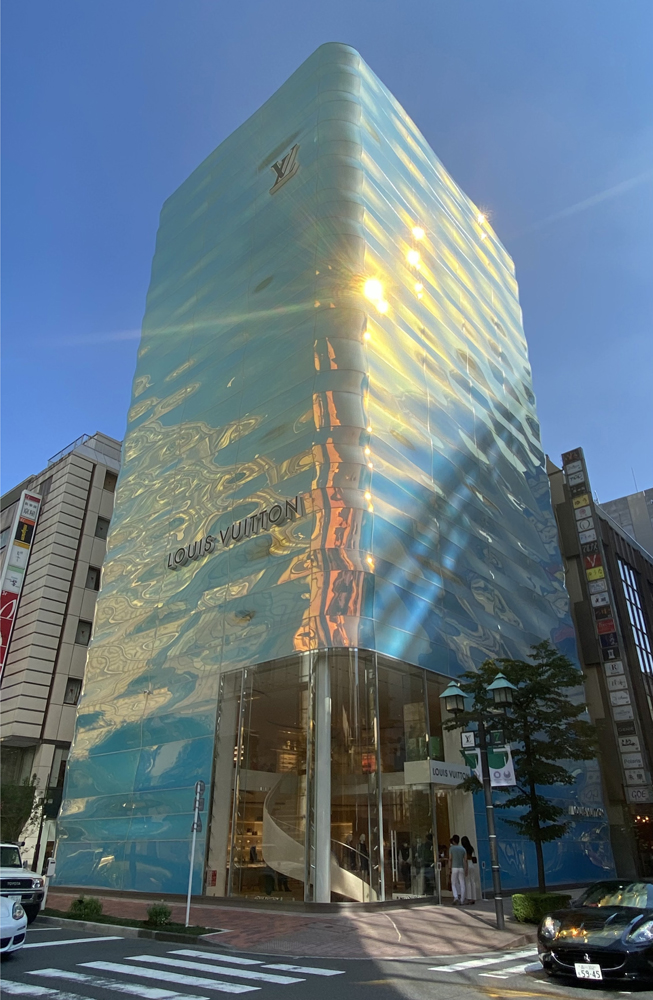 louis vuitton tokyo flagship store by unstudio