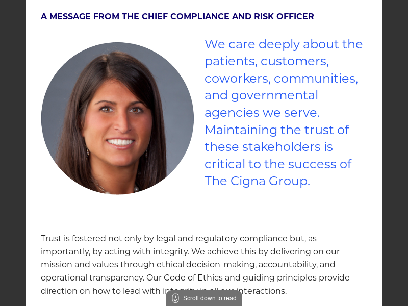 Code of Ethics English 2024A message from the Chief Compliance and