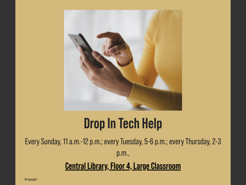 January 2025Drop In Tech Help