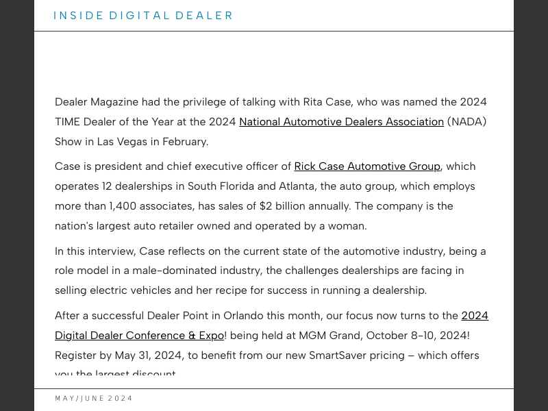 May June Issue Of Dealer Magazine 2024dd Commentary