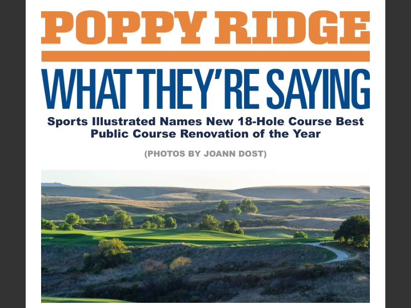 Poppy Ridge Map January 2026Poppy Ridge Recognition