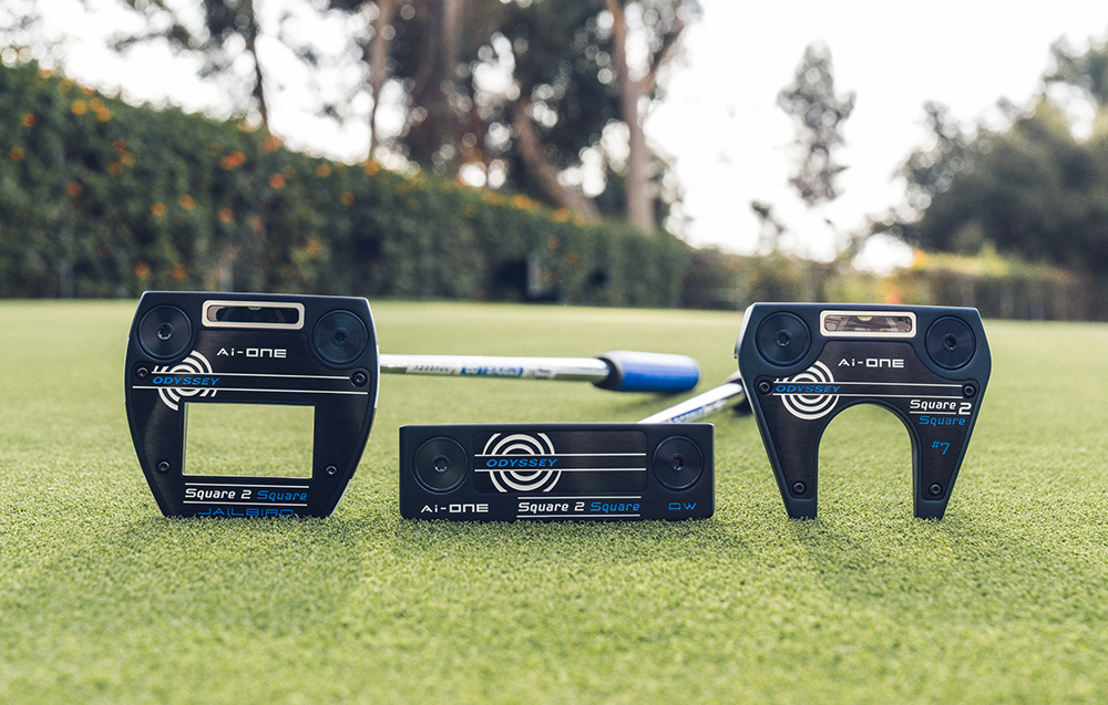 Odyssey is all square with zero-torque Ai-One putter trio