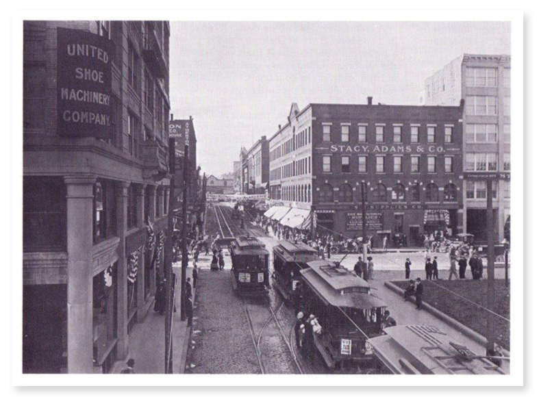 Brockton, Mass. at the turn of the century.