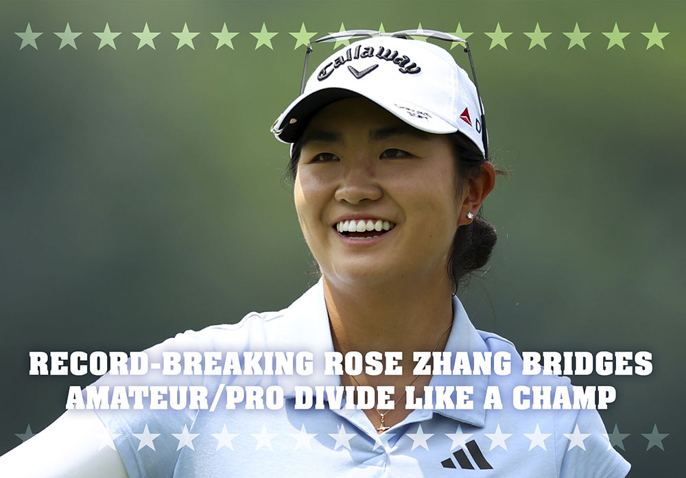 Rose Zhang breaks record for total weeks at No. 1 in WAGR