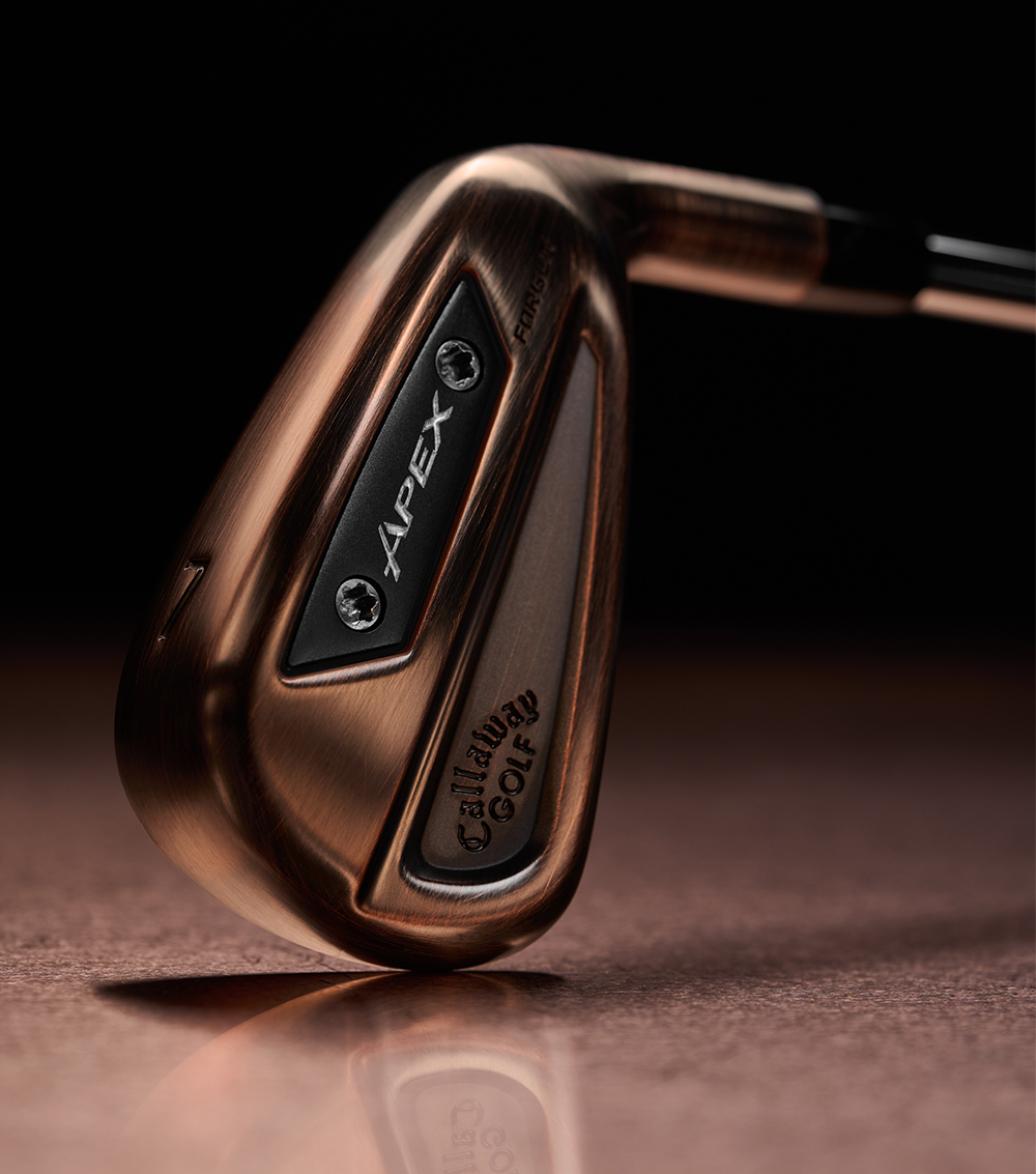 Callaway Apex Ai irons offer limited brushed copper models