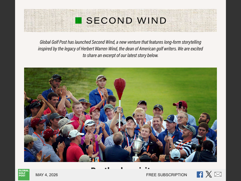 May 4, 2026Excerpt Second Wind