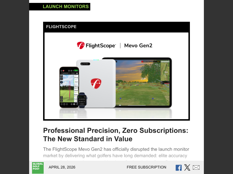 Project Flightscope GGP Tech Buyer's GuideProduct page FlightScope