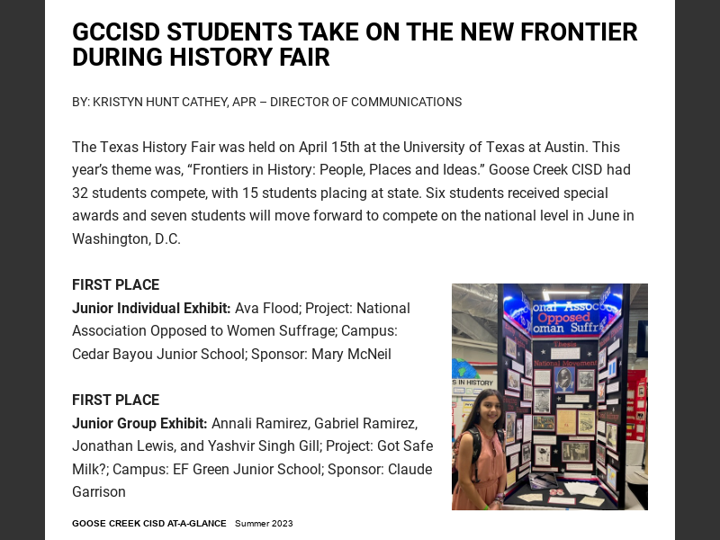 Summer 2023History Fair summer-2023history-fair