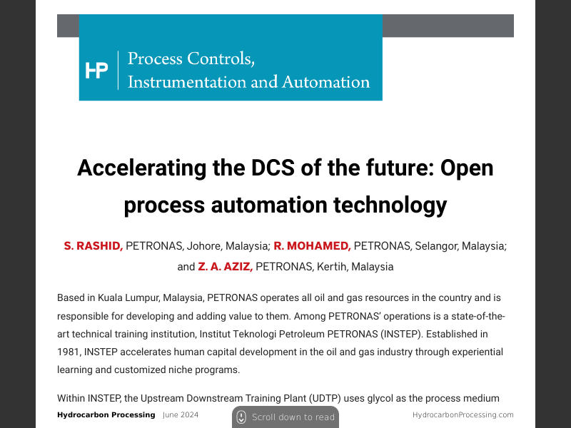 June 2024PCI&A—Rashid (PETRONAS)