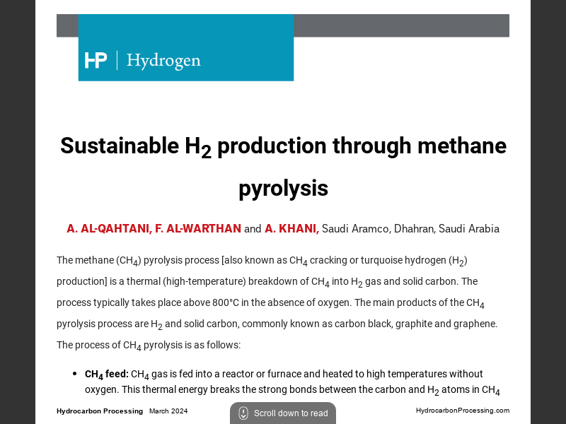 March 2024Hydrogen—Al-Qahtani (Saudi Aramco)