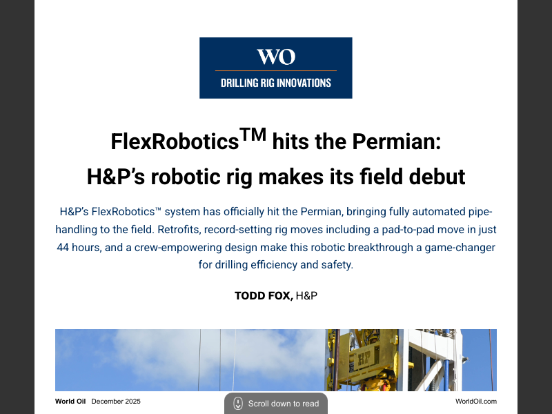 December 2025Drilling Rig Innovations—Fox (H&P)