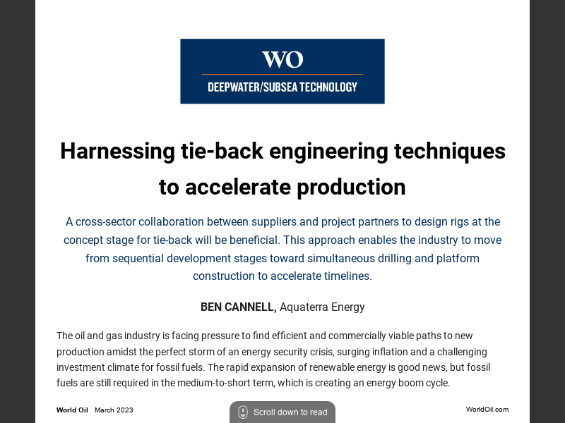 Deepwater Tieback-Cementing-Design Challenges and Engineering Approach