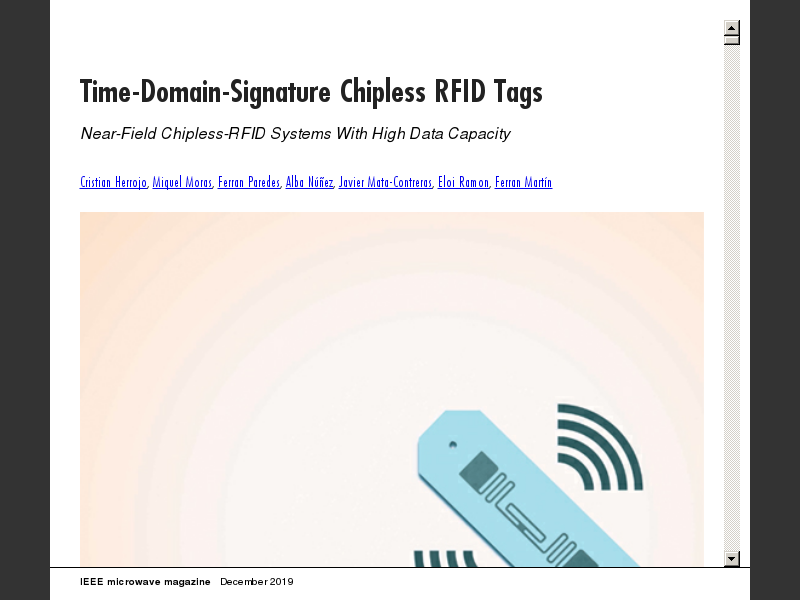 IEEE Microwave Magazine, December 20195G Infrastructure RF Solutions