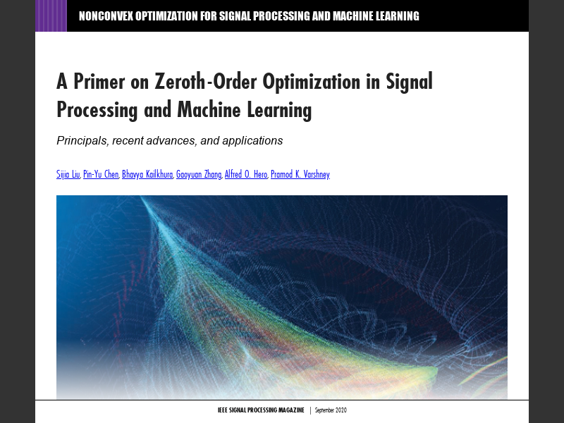 IEEE Signal Processing Magazine, September 2020Cover