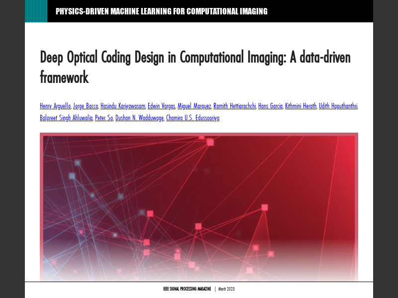 Deep Optical Coding Design in Computational Imaging