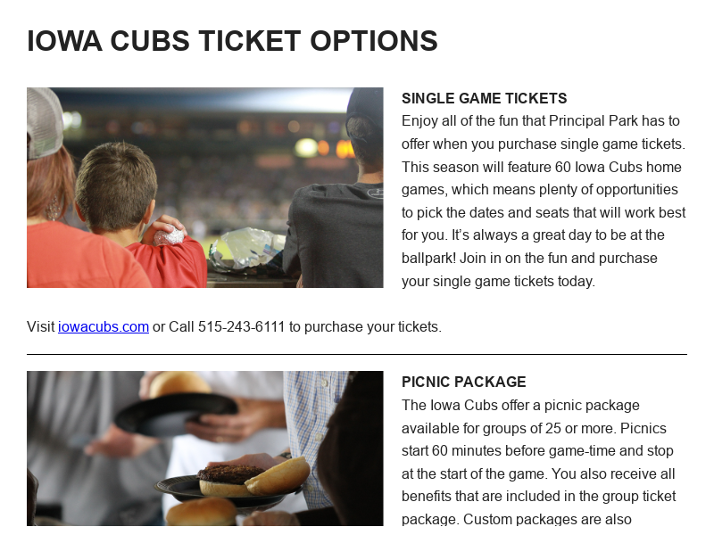 Cheap Iowa Cubs Tickets