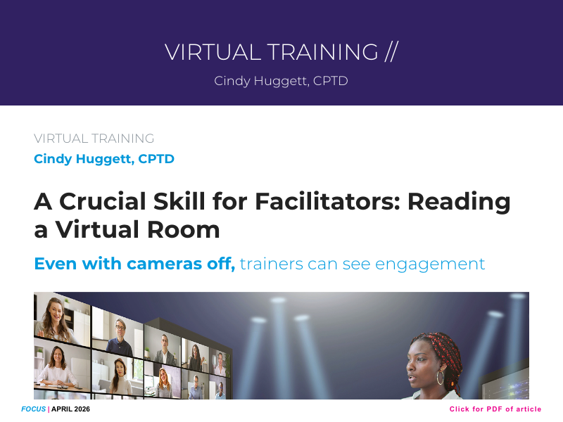 Focus Magazine - April 2026VIRTUAL TRAINING