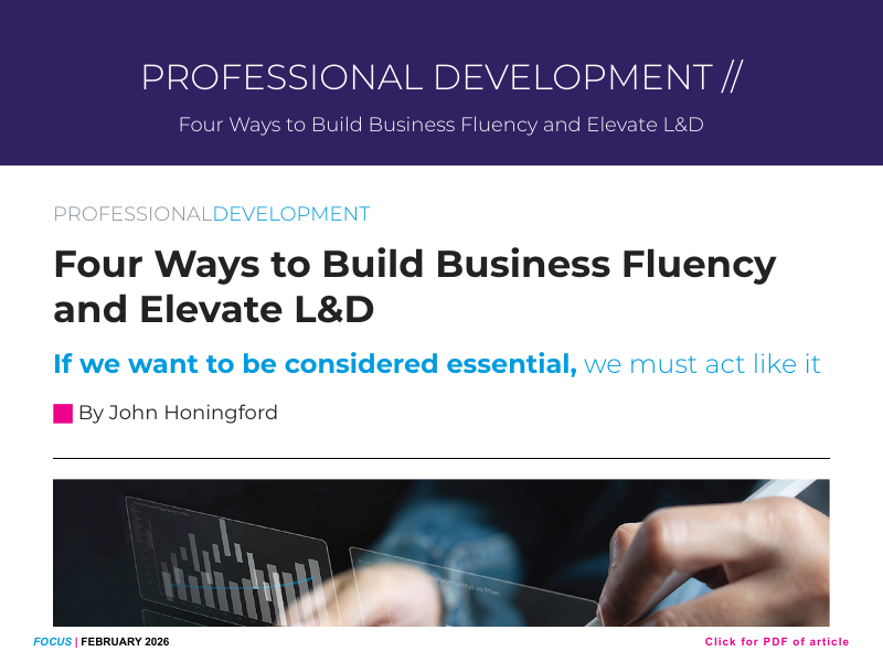 Focus Magazine - February 2026PROFESSIONAL DEVELOPMENT