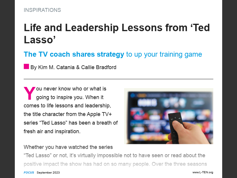 Lasso Lessons: Ted on Life, Leadership & Learning