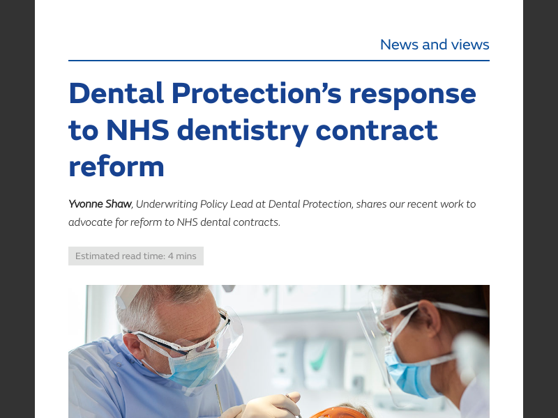 Nhs Protection Riskwise UK - Issue 68 - December 2025Dental Protection’s response to ...