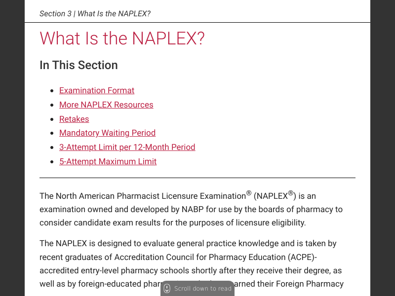 NAPLEX/MPJE Candidate Application BulletinSection 3 What Is the NAPLEX?