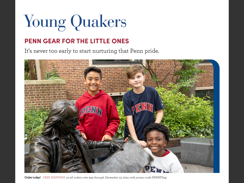 Quaker Merch 2024Young Quakers
