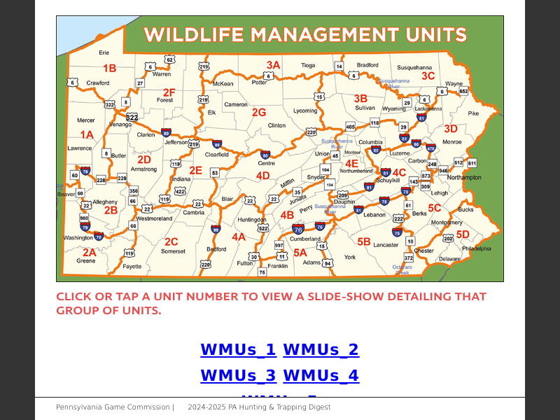 Hunting & Trapping Digest 2024-2025Wildlife Mangement Units