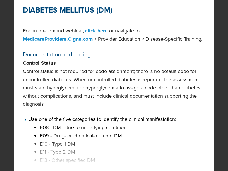 Diabetes Mellitus DM