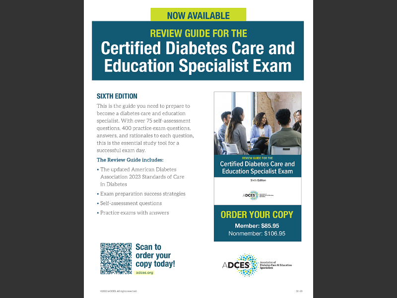 AIP November 2023ADCES Certified Diabetes Care and Education Specialist Exam