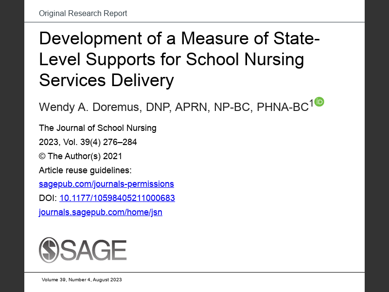 August 2023Development of a Measure of State-Level Supports for School ...