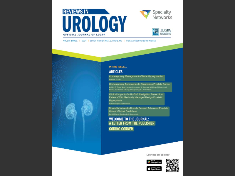 Reviews in Urology Volume 23, Issue 1 2024Cover