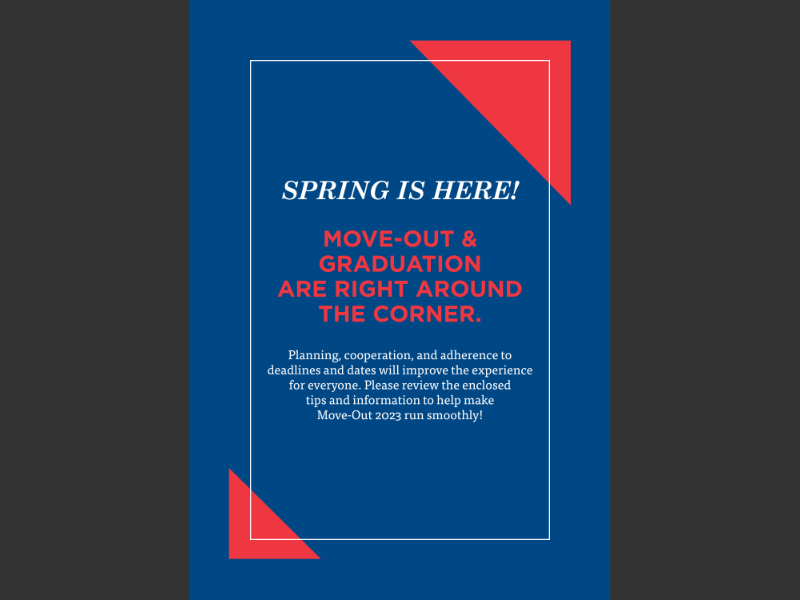 Move-Out Family MailerSpring is Here!