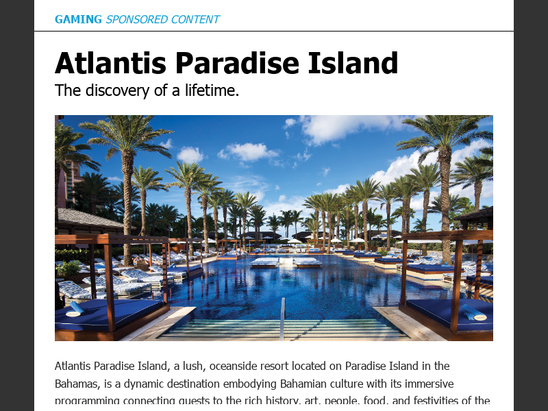 Jan-Feb 2024Atlantis Paradise Island SC