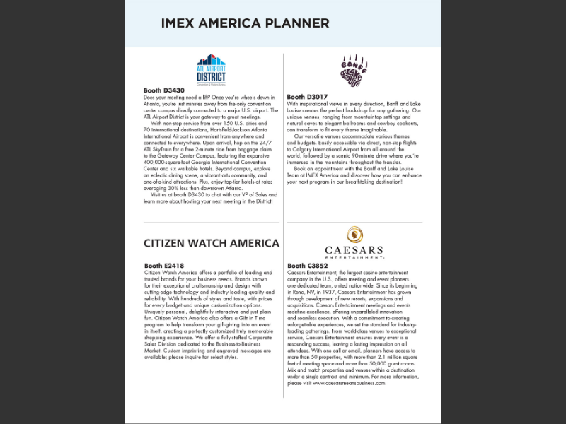Imex Guide Sep-Oct 2024IMEX LISTINGS 1
